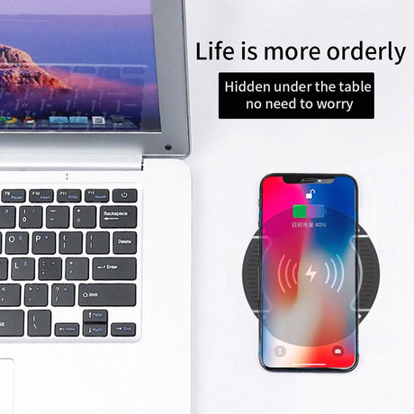 10W Magnetic Wireless Charger For Desktops 30Mm