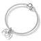 925 Sterling Silver Hand In Hand Heart Pendant For Diy Bracelets & Necklaces