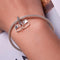 925 Sterling Silver Hand In Hand Heart Pendant For Diy Bracelets & Necklaces