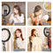 10.2 Rgbw Led Ring Light Kit With 1.1M Tripod Remote Ball Head And Phone Clamp