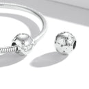 925 Sterling Silver Moon Beads For Diy Bracelets & Necklaces