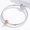 925 Sterling Silver Rose Gold Hollow Beads For Diy Bracelets