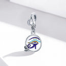 925 Sterling Silver Egyptian Twin Eyes Pendant