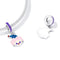 925 Sterling Silver Clown Pendant For Diy Bracelets & Necklaces