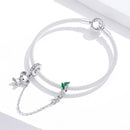 925 Sterling Silver Koala Safety Chain For Bracelets & Necklaces