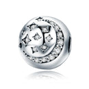 925 Sterling Silver Exquisite Star Diamond Beads For Diy Bracelets & Necklaces