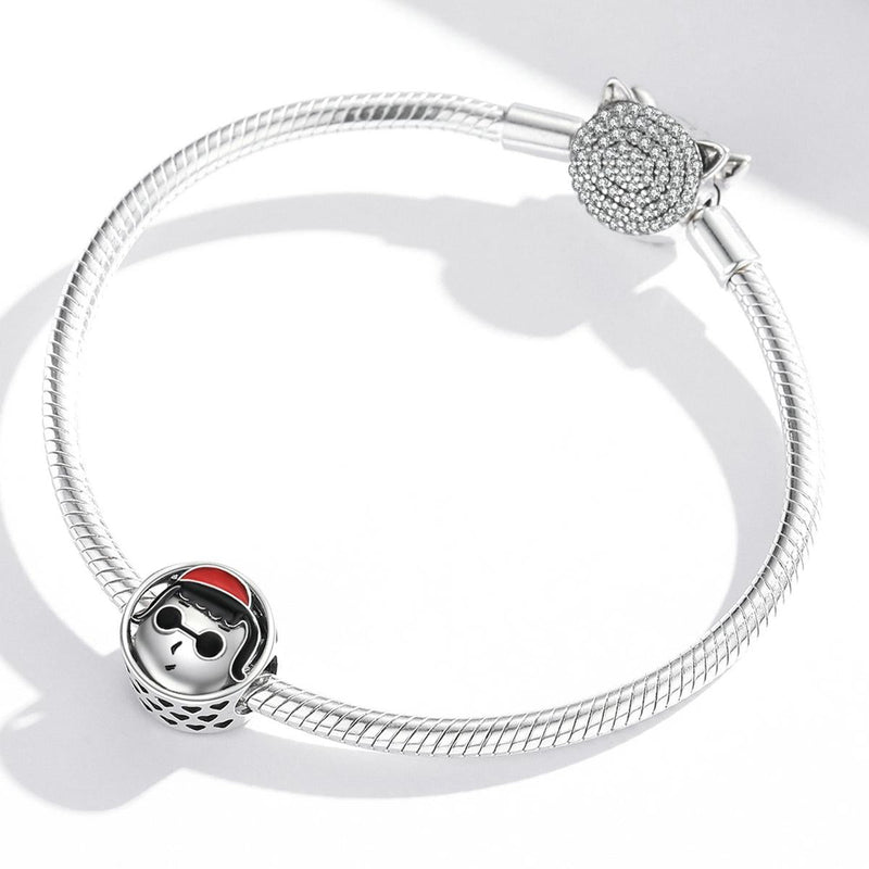 925 Sterling Silver Cartoon Avatar Beads For Diy Bracelets & Necklaces