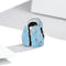 925 Sterling Silver Sky Blue Bead Bracelet / Necklace Set