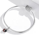 925 Sterling Silver Ladybug Pendant For Bracelets & Necklaces