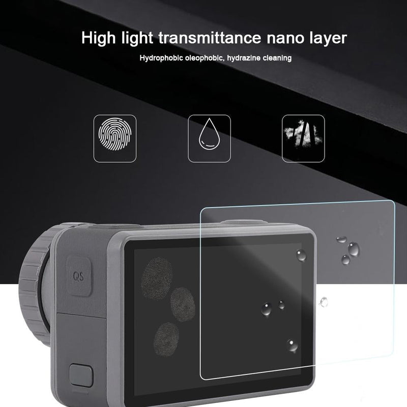 3-In-1 Hd Lens With Front & Back Lcd Display And Protective Film
