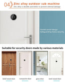 2.4 Screen Digital Peephole Viewer With 0.3Mp Camera And Door Bell