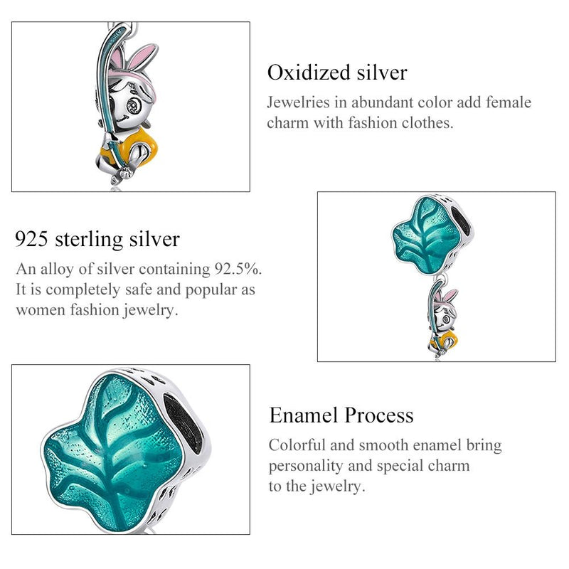 925 Sterling Silver Chilean Big Leaf Pendant