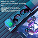 Intelligent Bluetooth Earphones with Digital Display - Colourful