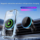 Wireless Car Charger with Rgb Light and Magnetic Air Outlet