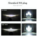 7 Inch H4 / H13 Dc 9V - 30V 4000Lm 6000K 40W 7 Inch Car Round Shape Led Headlight Lamps For Jeep Wrangler