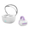 Touch Bone Conduction Bluetooth Earphone with Charging Warehouse - Ear Clip Type - Blue