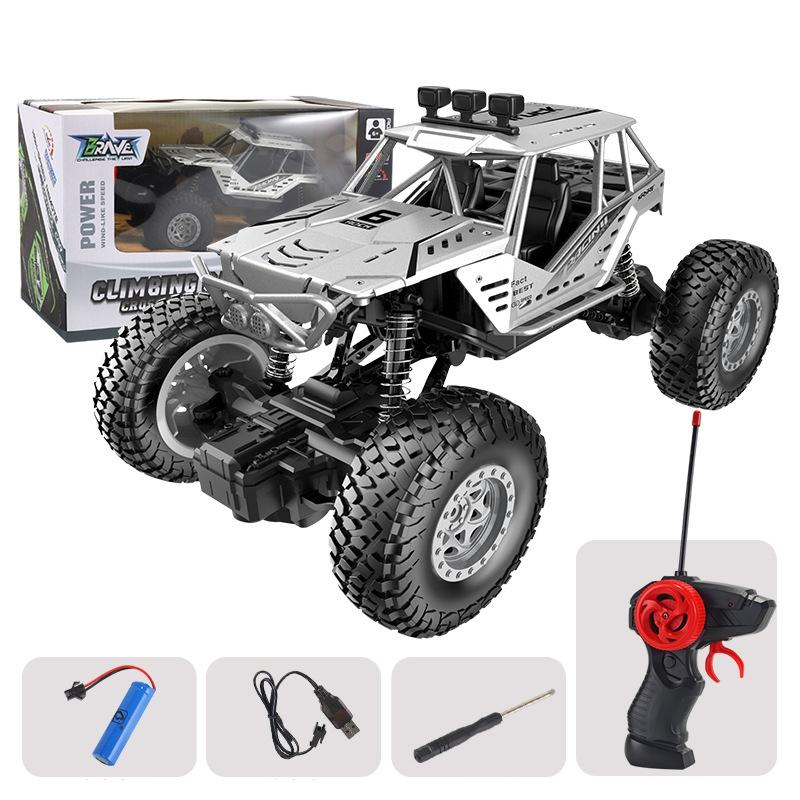 Medium Alloy Off-road Rc Car for Kids - Silver