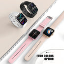 Smart Bluetooth Watch With Heart Rate Monitor Silver Gray