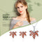 925 Sterling Silver Autumn Maple Leaf Beaded Bracelet