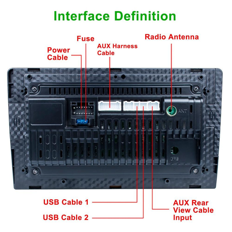 7 Inch Carplay Mp5 Player + 12 Light Camera - C7001