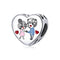 925 Sterling Silver Love Beads For Diy Bracelets & Necklaces