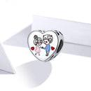 925 Sterling Silver Love Beads For Diy Bracelets & Necklaces