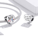 925 Sterling Silver Love Beads For Diy Bracelets & Necklaces