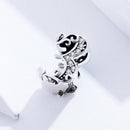 925 Sterling Silver Relief Number Series 0 9 Beads For Diy Bracelets And Necklaces Style - 3