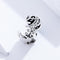 925 Sterling Silver Relief Number Series 0 9 Beads For Diy Bracelets And Necklaces Style - 3