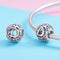 925 Sterling Silver 26 English Letter Beads For Diy Bracelets & Necklaces Style - D