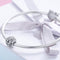 925 Sterling Silver 26 English Letter Beads For Diy Bracelets & Necklaces Style - D
