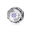 925 Sterling Silver Zodiac Zircon Bead Bracelet / Necklace Set Cancer Style - Cancer