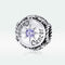 925 Sterling Silver Zodiac Zircon Bead Bracelet / Necklace Set Cancer Style - Cancer
