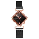 Black Diamond Dial Women Quartz Watch