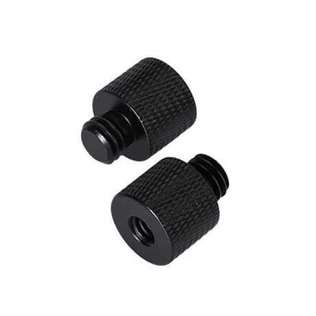 10-Pack 1 / 4 To 3 / 8 Screw Adapter - Black