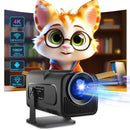 1080P 390 Lumens 4K Android 11 Projector With Wifi 6 And Bluetooth 5.0 - Supports Miracast Airplay And Dlna - Hy320