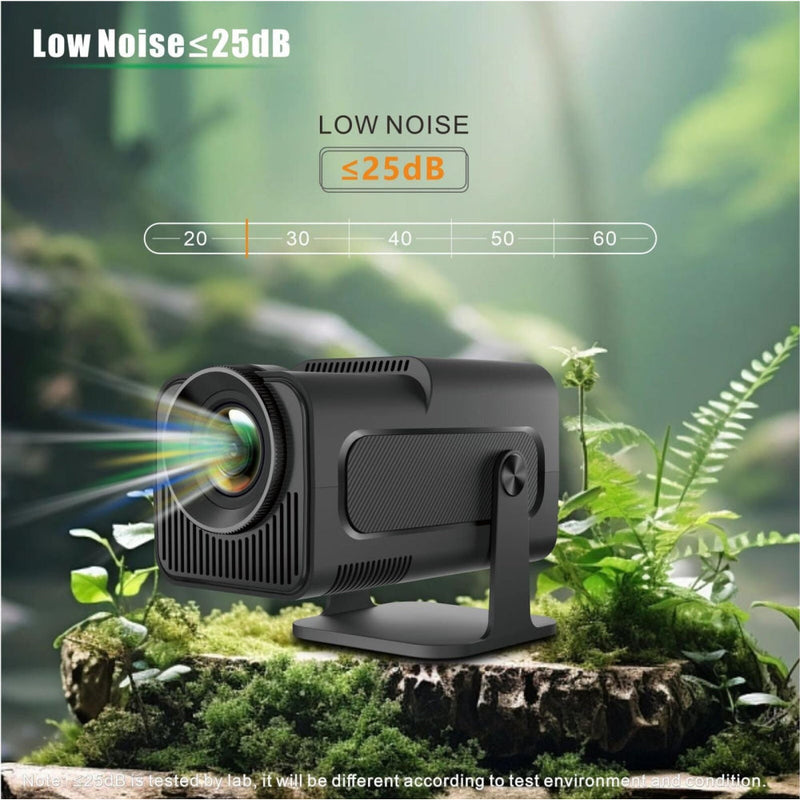 1080P 390 Lumens 4K Android 11 Projector With Wifi 6 And Bluetooth 5.0 - Supports Miracast Airplay And Dlna - Hy320