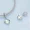 925 Sterling Silver Natural Flower Pendant For Diy Bracelet Style - Flower