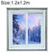 Double-layer Insulation Film for Indoor Windows - 1.2x1.2m Windproof Soundproof
