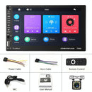 7 Inch Car Mp5 Player With Bluetooth & 12 Light Camera - Universal Fit