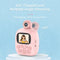 Blue Cartoon Kids Digital Camera with Rotating Lens - A18 Hd Printable