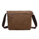 Black Canvas Business Messenger Bag Large