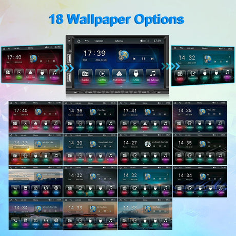 7 Inch Car Mp5 Player Carplay / Android Auto / Mirror Link / Bluetooth - Standard - With Ahd Camera