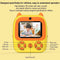 Instant Print Camera With Dual Lens - 2.8 Screen For Kids Blue