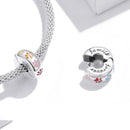 925 Sterling Silver Colorful Paw Print Beads For Diy Bracelets & Necklaces
