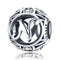 925 Sterling Silver 26 English Letter Beads For Diy Bracelets & Necklaces Style - N