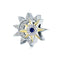 925 Sterling Silver Sun & Moon Beads For Diy Bracelets