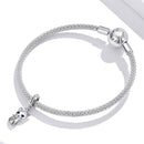 925 Sterling Silver Adorable Cat Pendant For Diy Bracelets & Necklaces