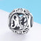 925 Sterling Silver 26 English Letter Beads For Diy Bracelets & Necklaces Style - X