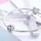 925 Sterling Silver 26 English Letter Beads For Diy Bracelets & Necklaces Style - X